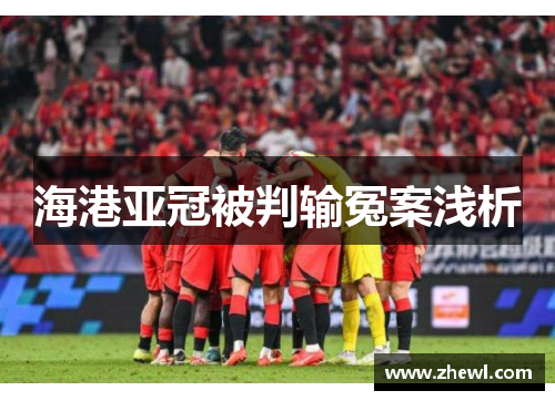 海港亚冠被判输冤案浅析